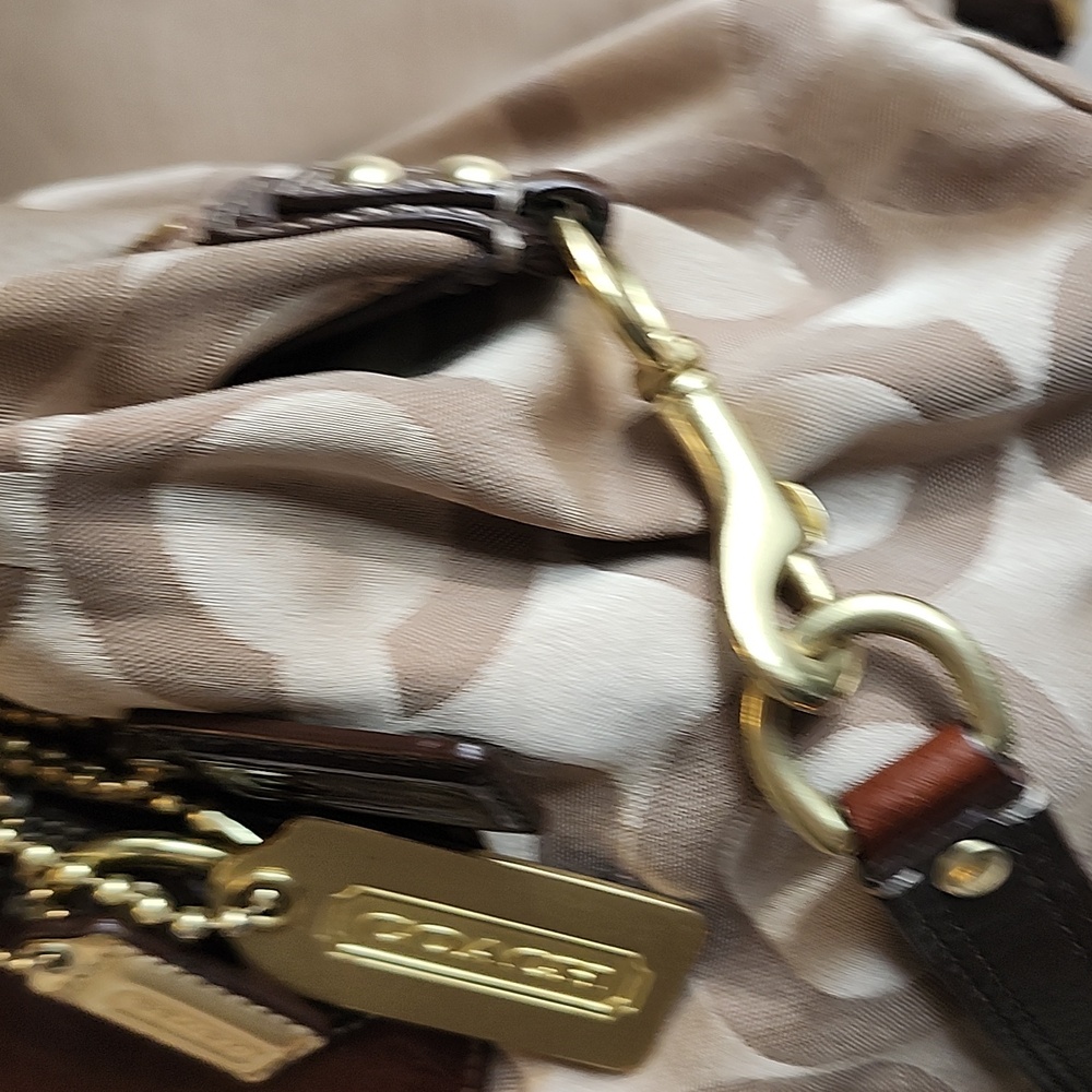 Coach Vintage "Op Art" Signature Madison Sabrina Satchel W/ Dust Bag, $110 - Picture 9 of 16